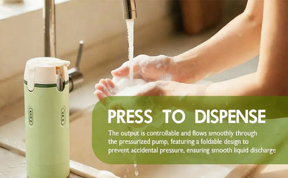 4-in-1 Compact Travel Dispenser Bottle