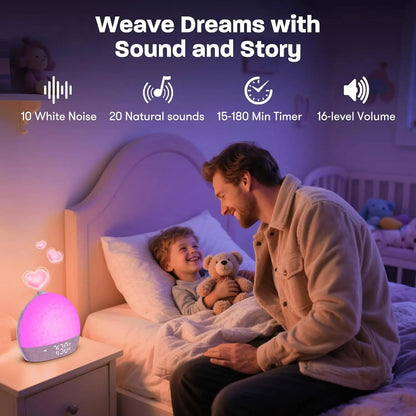 Sunrise Alarm Clock & Wake-Up Light with Timer (30 White Noise Sounds / Dimmable / RGB Night Light / Sleep Aid / Snooze Feature / Ideal Gift Idea)