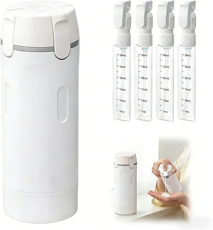 4-in-1 Compact Travel Dispenser Bottle